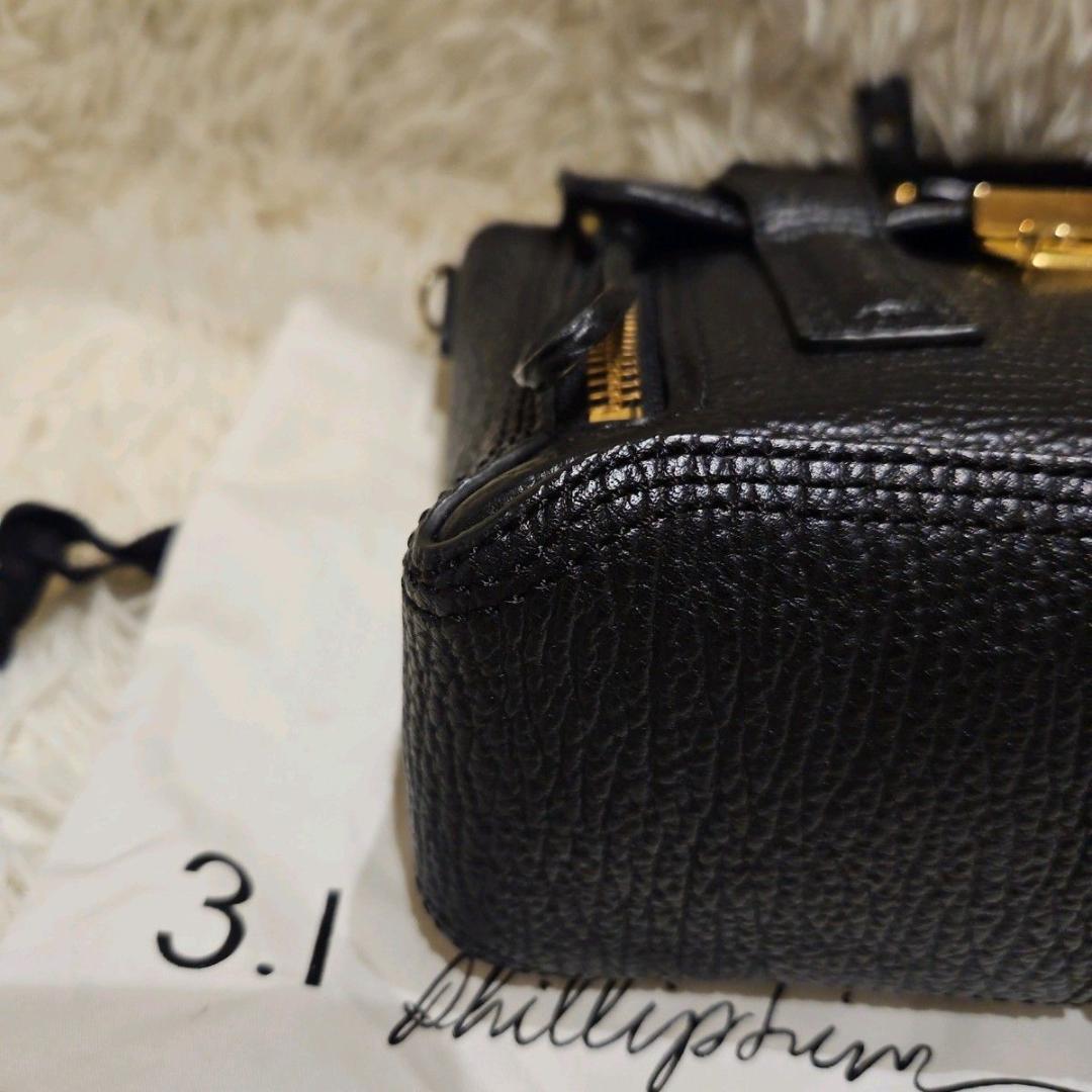 未使用級 3.1 Phillip Lim パシュリ ミニサッチェルバッグ 黒 S