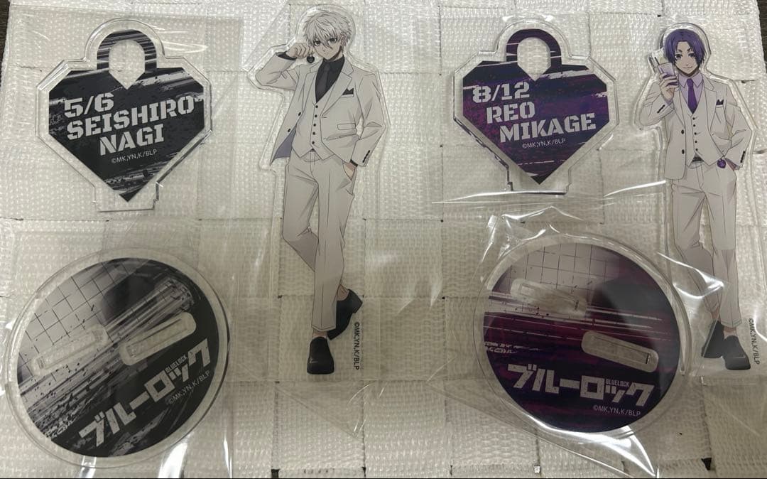 ブルーロック凪誠士郎 御影玲王 アクリルスタンド ブルーロック