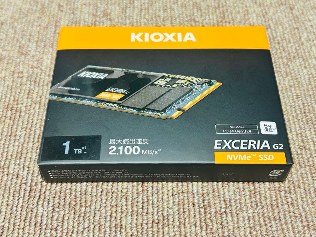 東芝 KIOXIA 1TB m.2 NVMe SSD 自作PC ゲーミングPC Amazon | キオクシア KIOXIA 内蔵 SSD 1TB NVMe M.2 Type 2280 PCIe
