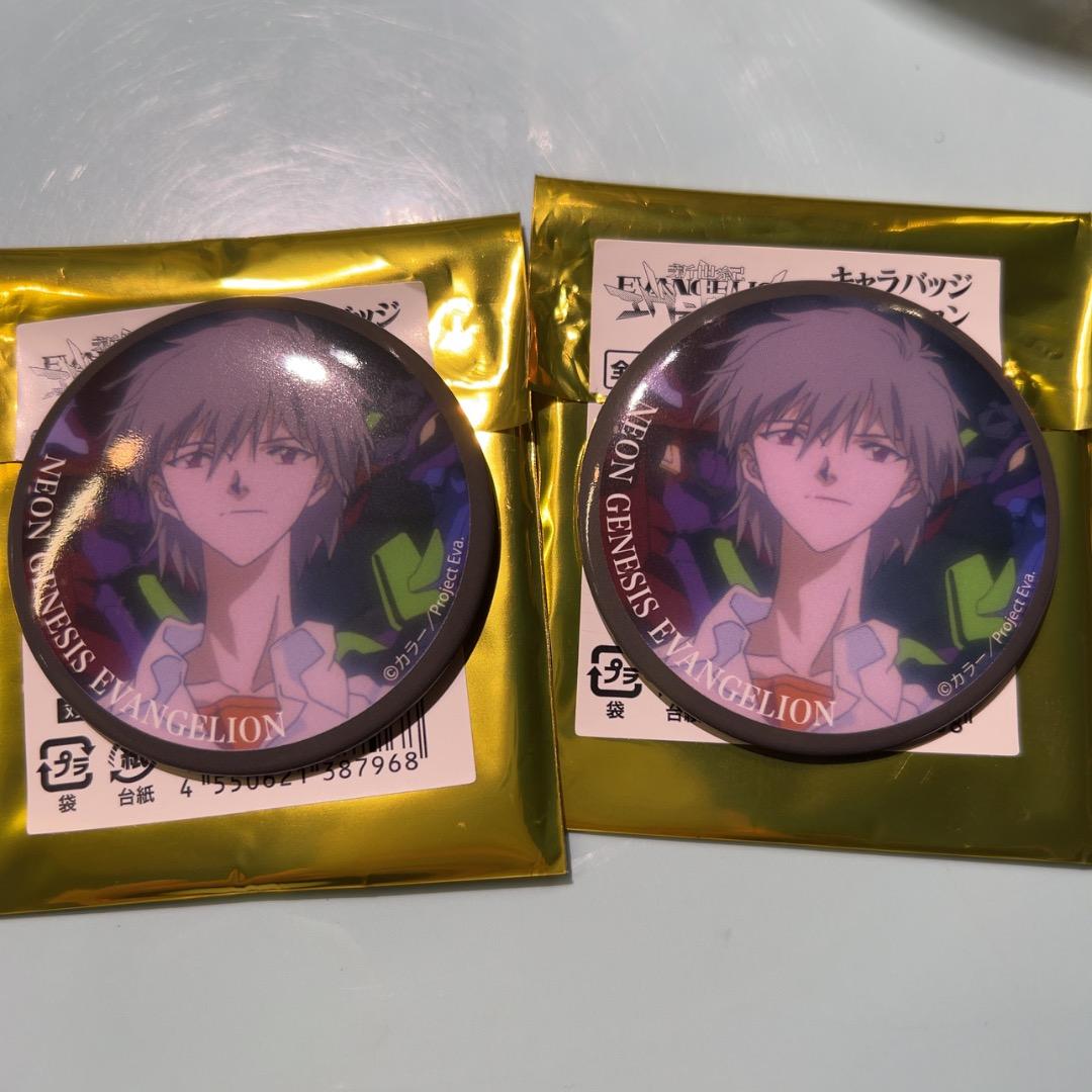 渚カヲル 缶バッジ キャラバッジコレクション 新世紀エヴァンゲリオン