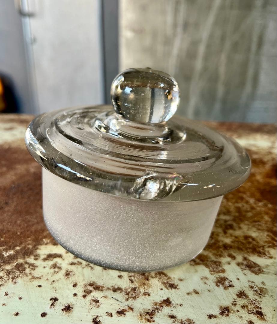 レトロ 猫ビン でんでん太鼓 飴屋瓶 菓子瓶 アンティーク ガラス