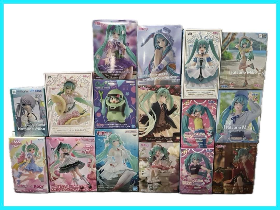 初音ミク フィギュア 17体 ぬいぐるみ付き まとめ売り