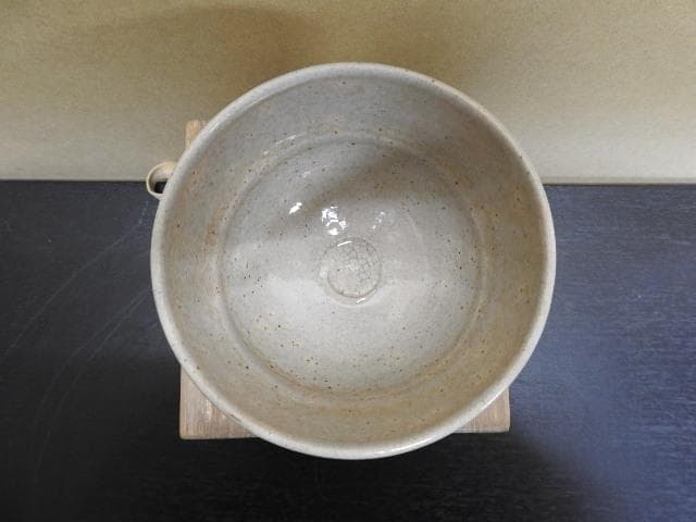 清水六兵衛　呉須赤茶碗　共箱　MA40