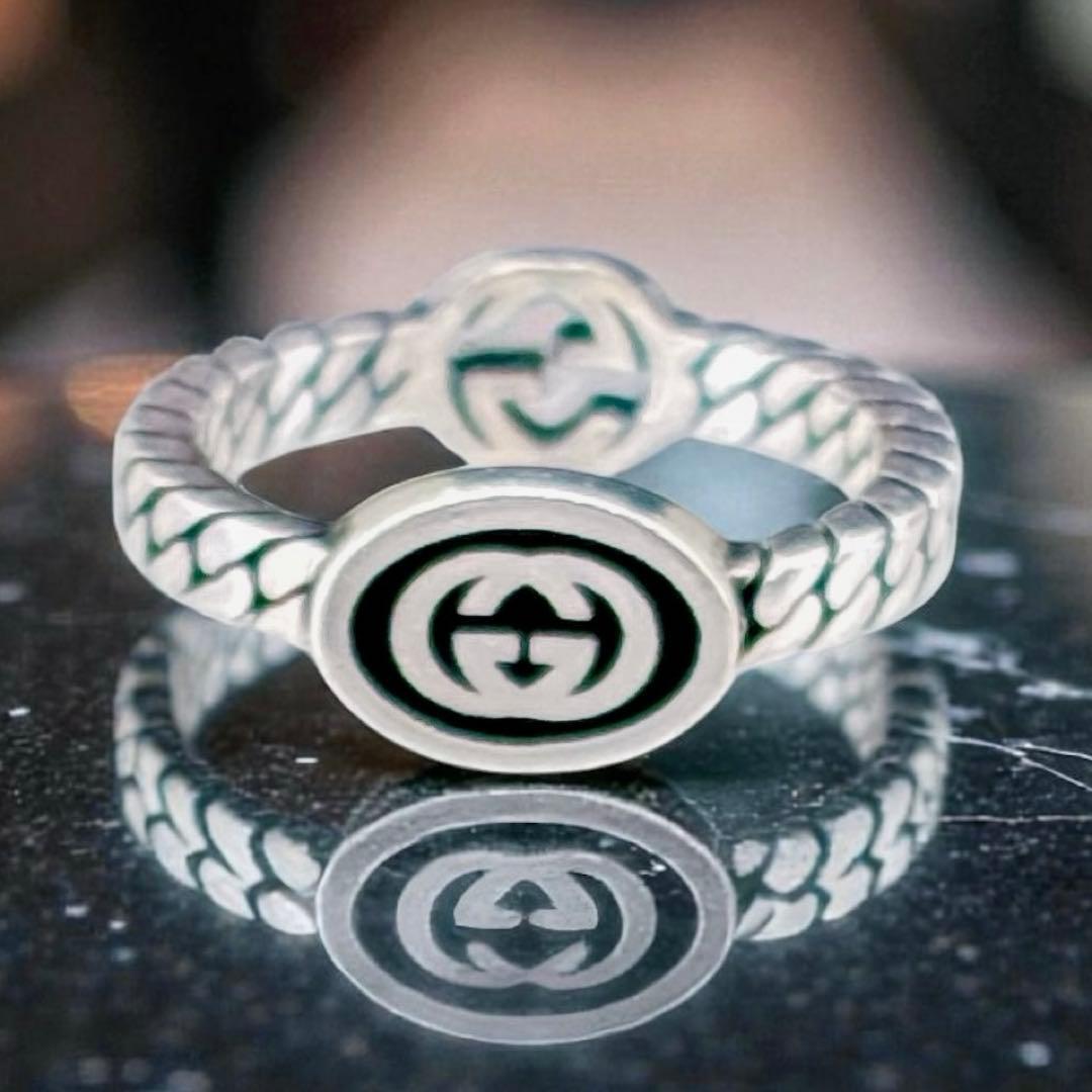 HITOMIグッチ/11号指輪/インターロッキング/シルバー925