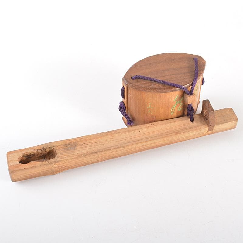 時代提げ物 喫煙具 煙管 キセル 古竹漢詩刻 煙管入 煙草入 M