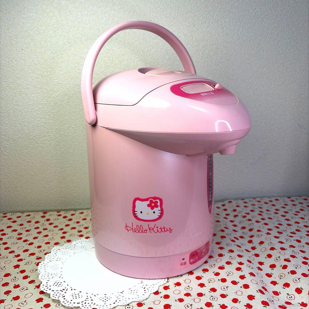 【希少・動作確認済】1997年ハローキティ 電気ポット レトロ