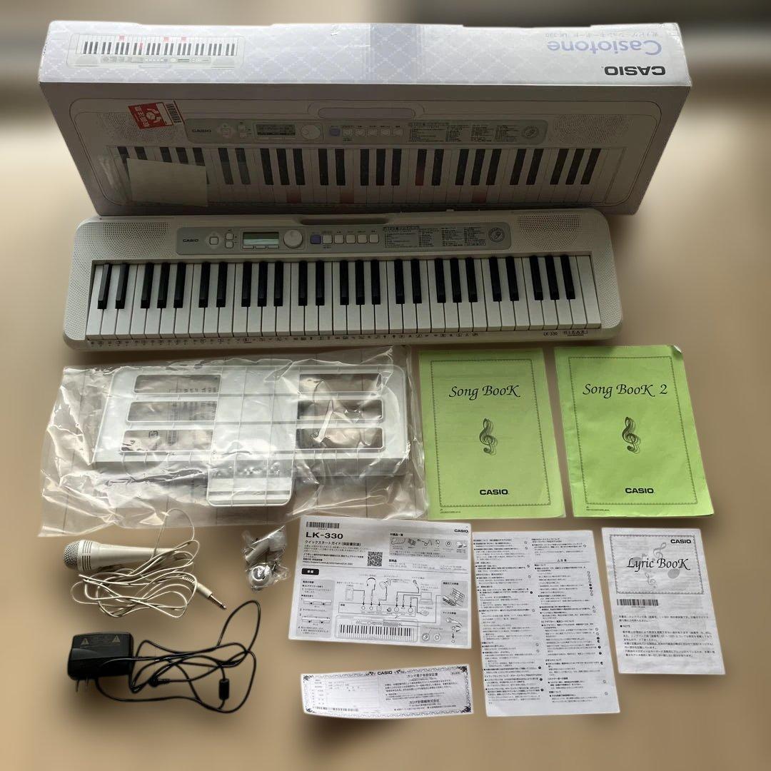 CASIO LK-330 Casioton光ナビゲーションキーボード　61鍵盤 CASIO LK-330 61鍵盤 Casiotone 光ナビゲーションキーボード : ギター