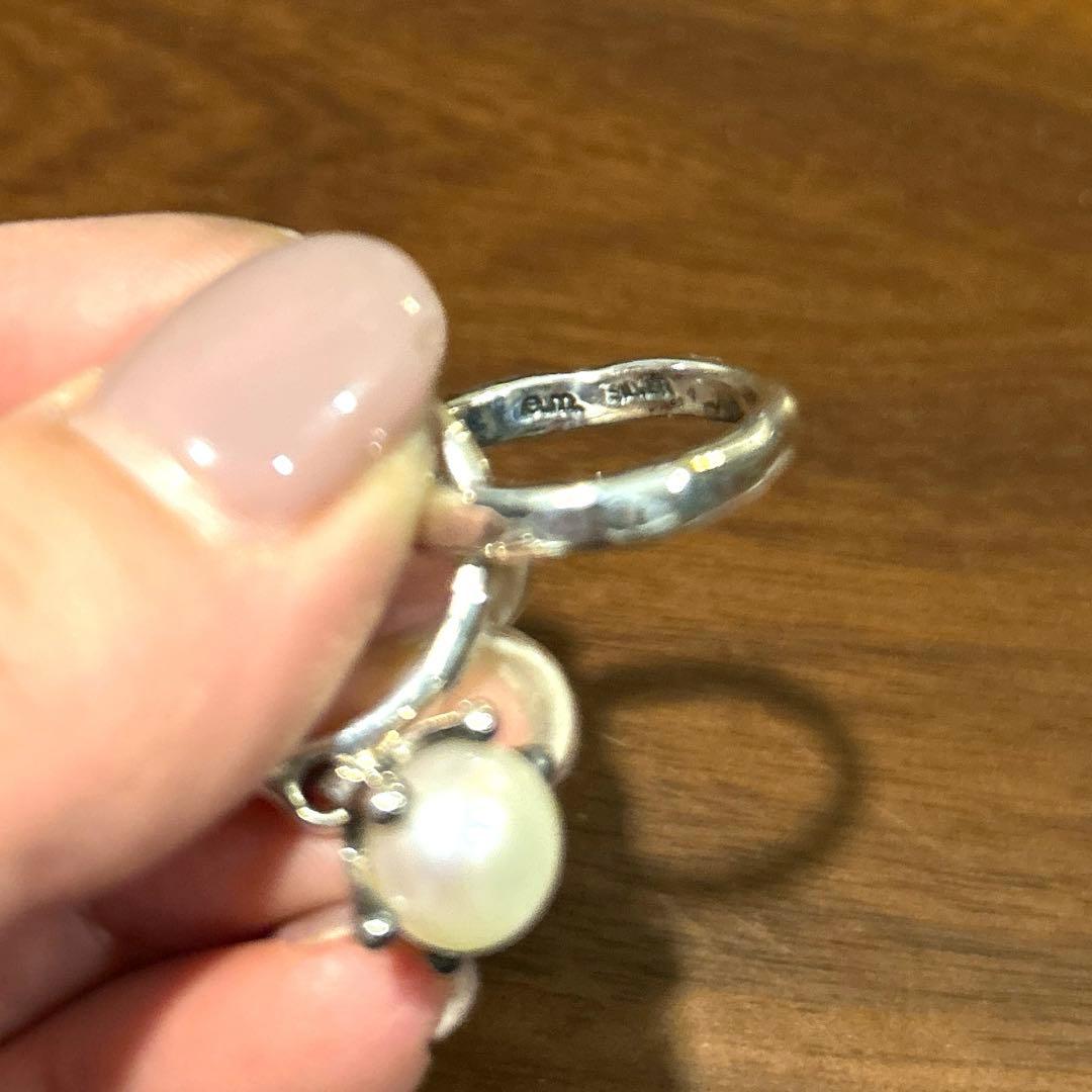 e.m リング　2連　 指輪 リング アクセサリー