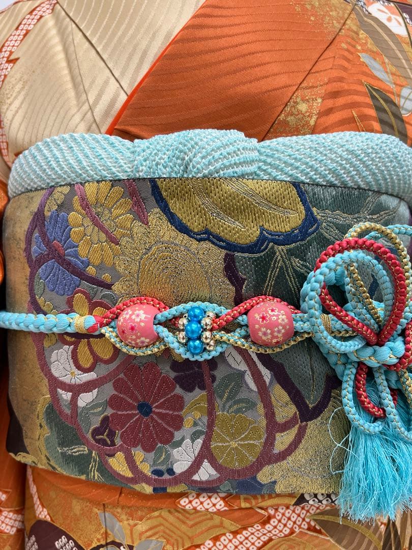 振り袖 フルセット 別誂長襦袢 金彩 成人式 ますいわ屋扱い 重ね襟付き