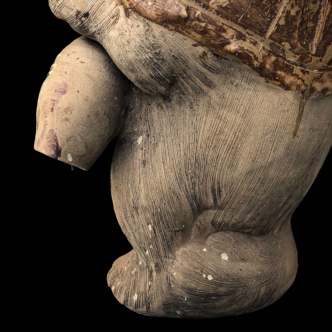 希少 60センチ 信楽焼 白たぬき 置物 骨董／アンティーク ヴィンテージ