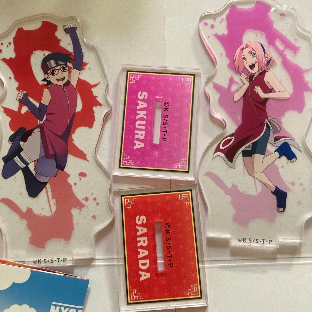 NARUTO イタチ サスケ サクラ サラダ コースター アクスタ ニャルト