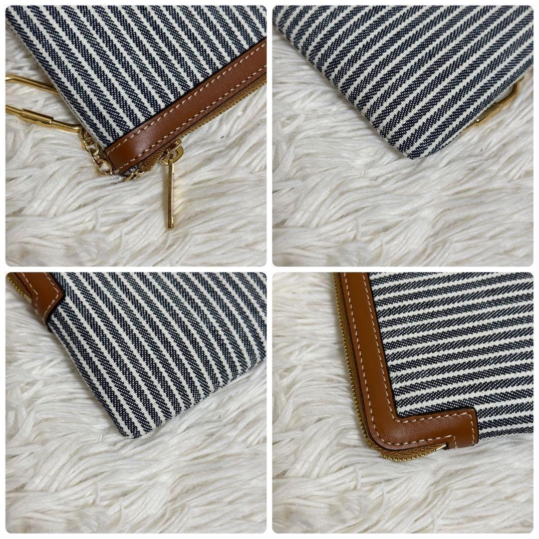 【未使用】セリーヌ　デニム　&カードポーチ　キーリング付き