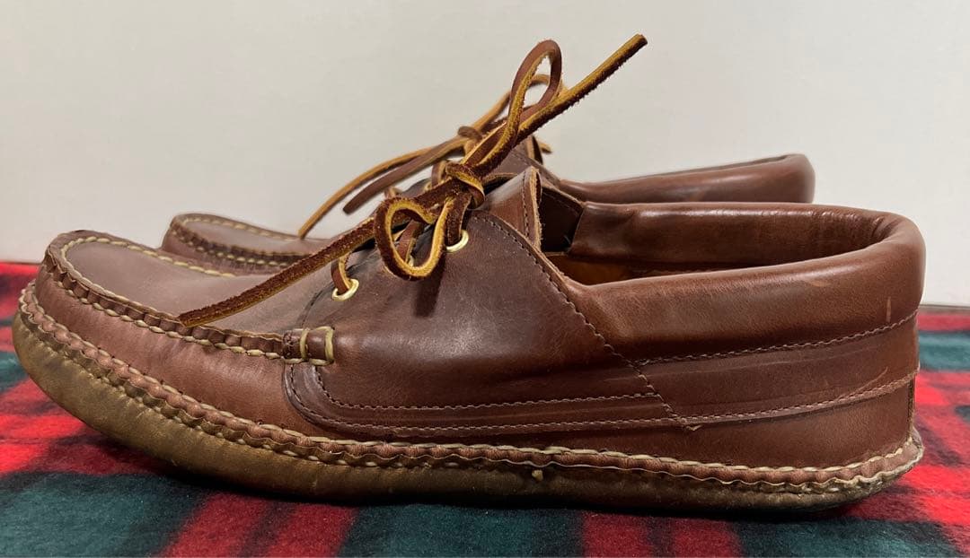 ダブルアールエル RRL ハンドソーンモカシン　10D アメリカ製