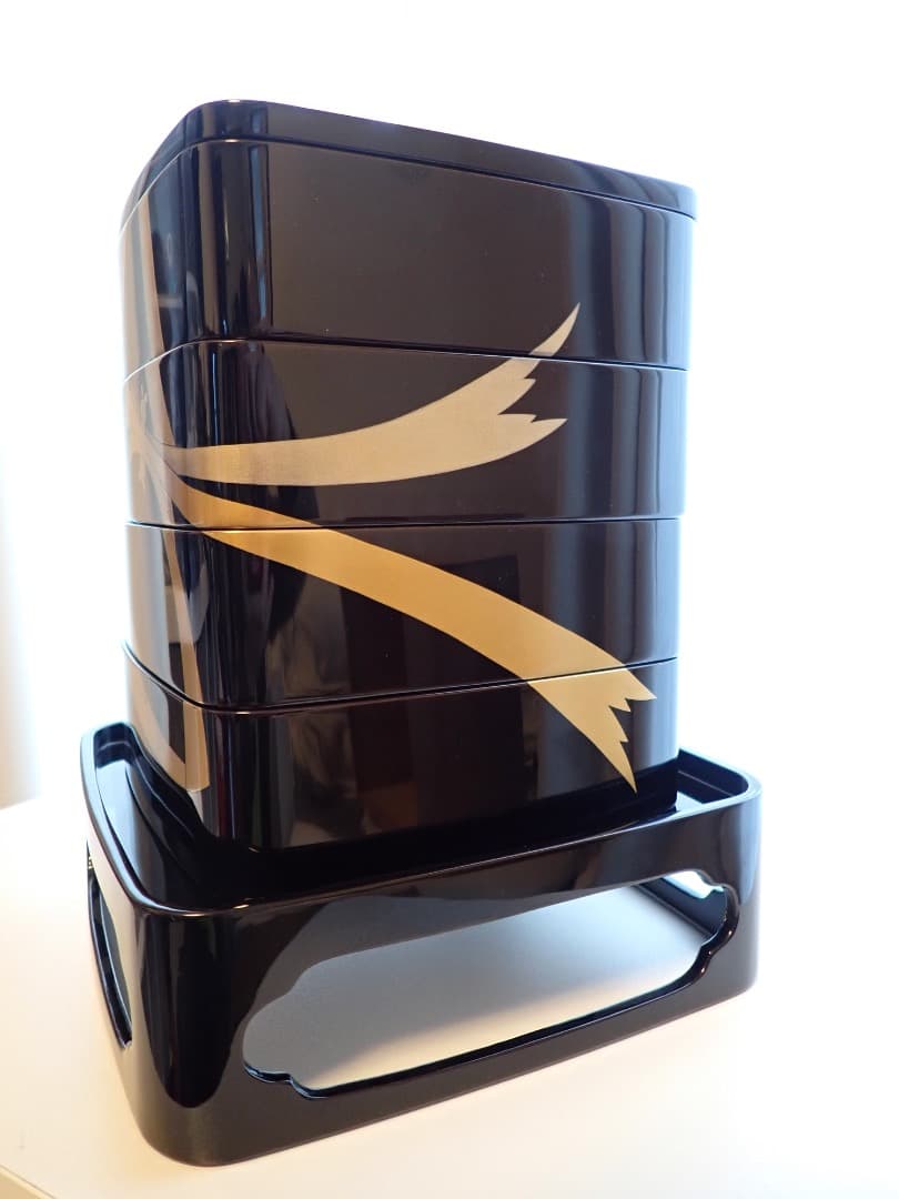 輪島塗　田谷作　漆器　四段重箱