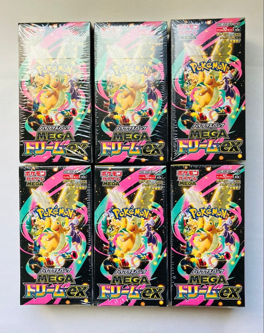 新品未開封】ポケモンカード MEGAドリームEX 6BOX シュリンク付き