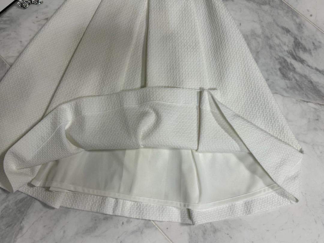 未使用★FOXEY/フォクシーニューヨーク スカート 38 ホワイト