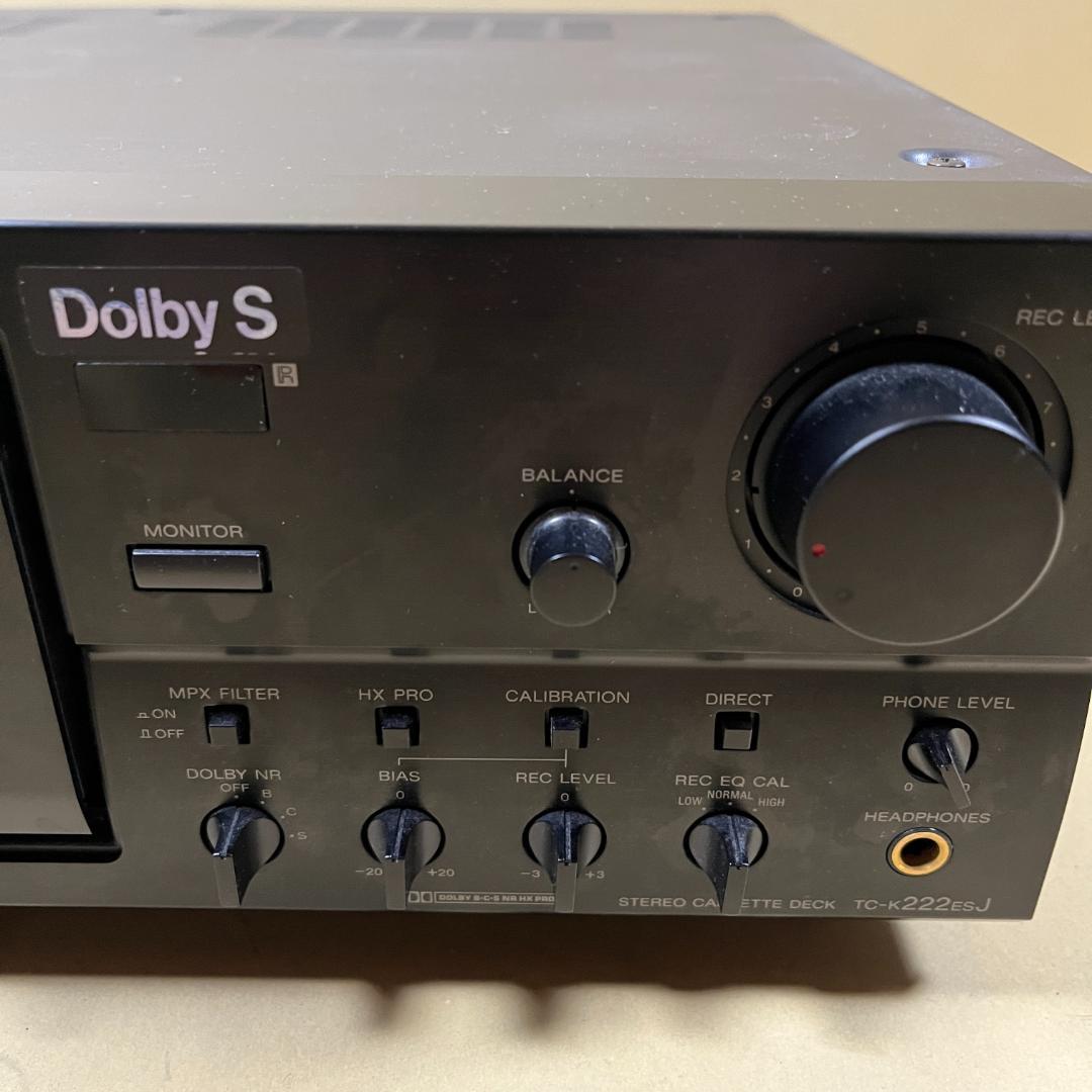 SONY TC-K222ESJ カセットデッキ Dolby S ソニー - メルカリ