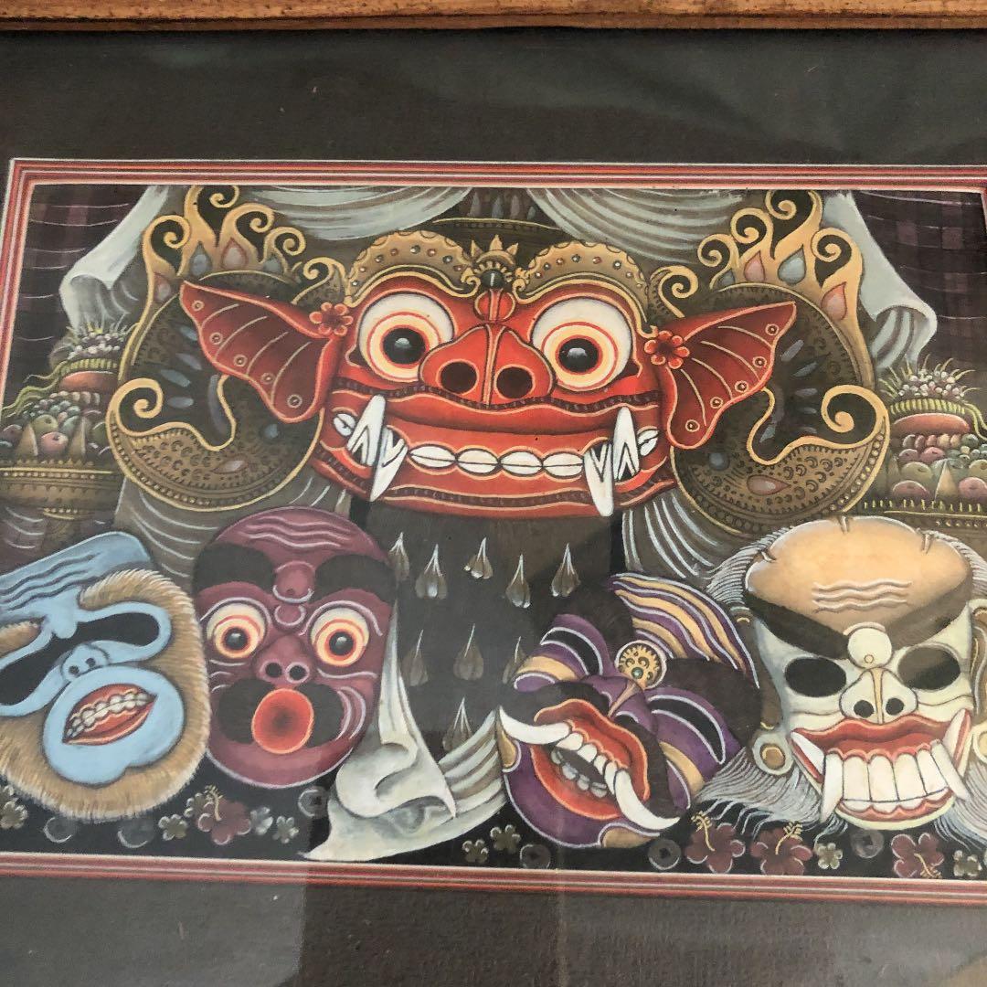 バリ島　額絵　③