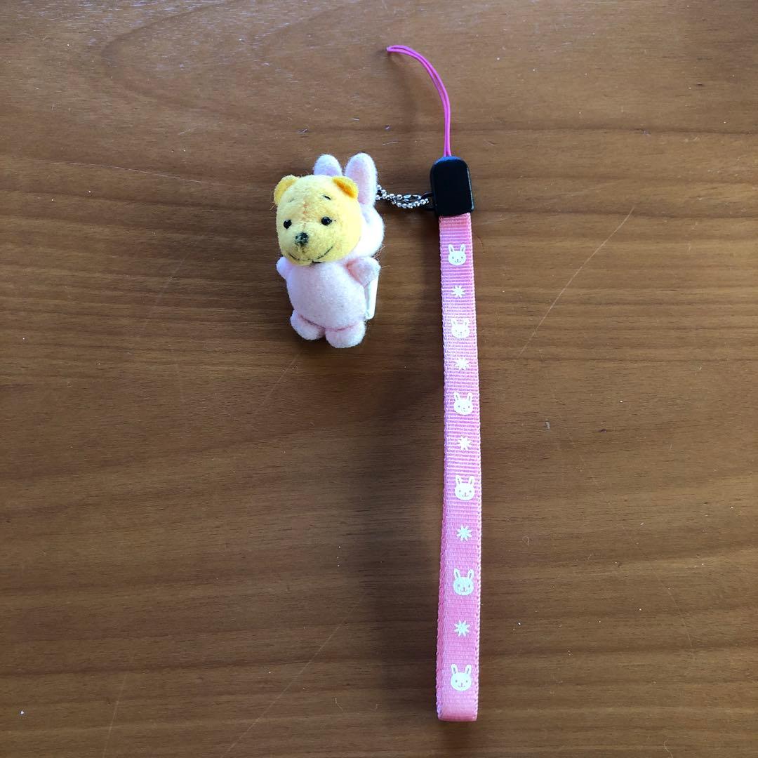 ストラップ　くまのプーさん（アニマル着ぐるみなど）【６個セット】