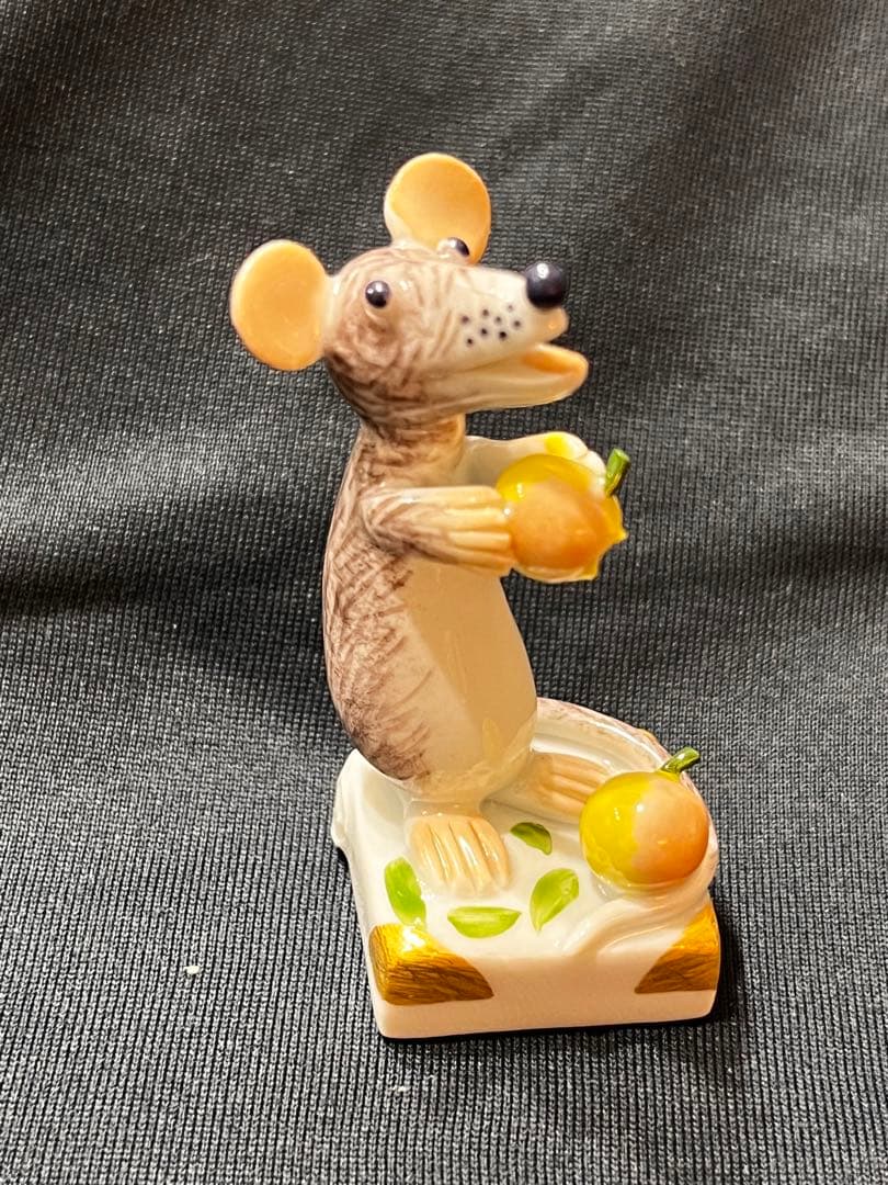 マイセン 干支ネズミの花瓶 Meissen マイセン ミニ干支 ネズミ イヤー