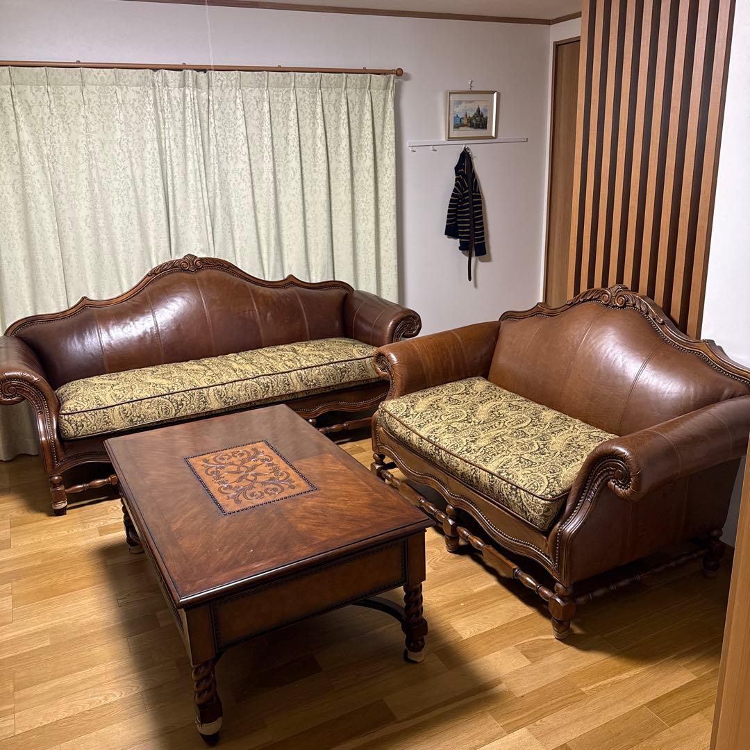 クラシックブラウンレザーソファセット 楽天市場】【公式】電動ソファ リクライニングソファ リクライニング 3