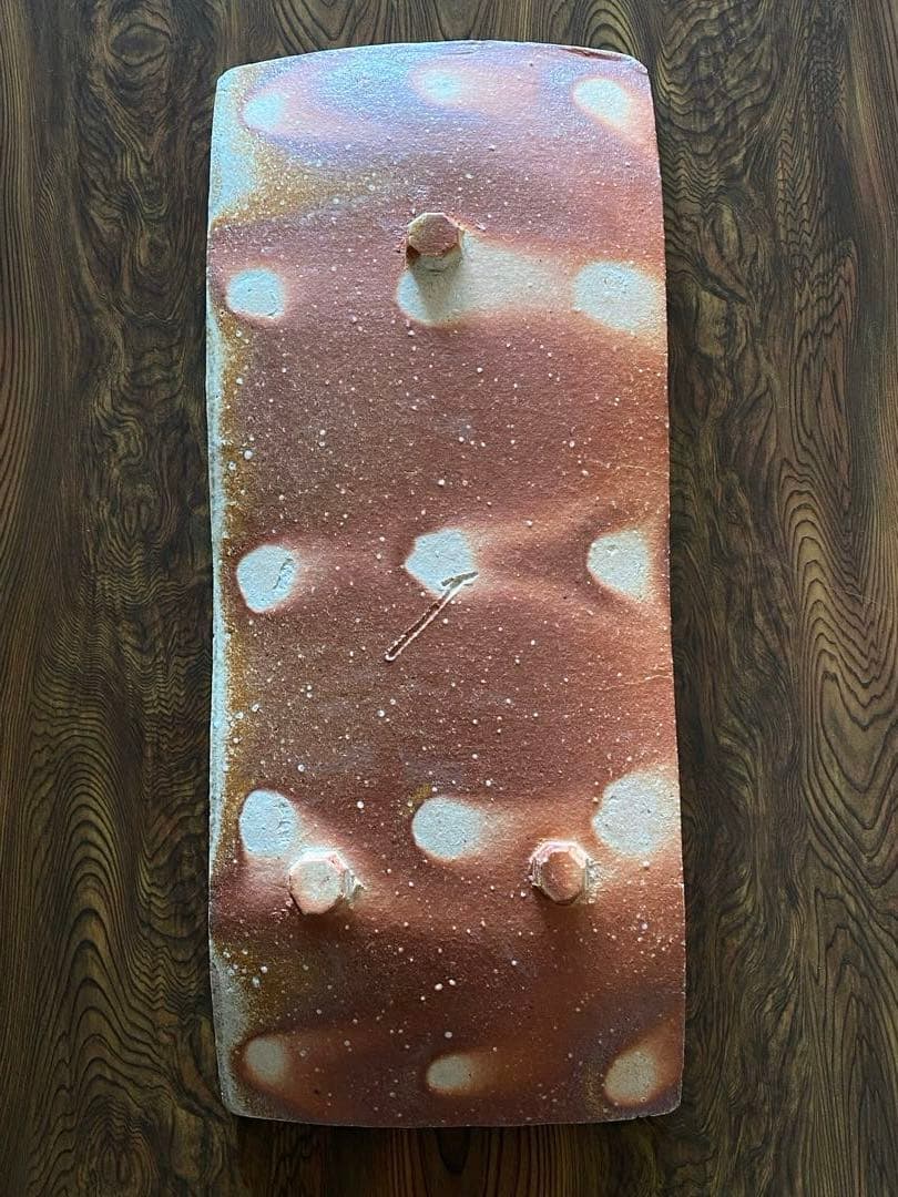 信楽焼 Shigaraki 特大皿 2枚組 井村侊生 P06