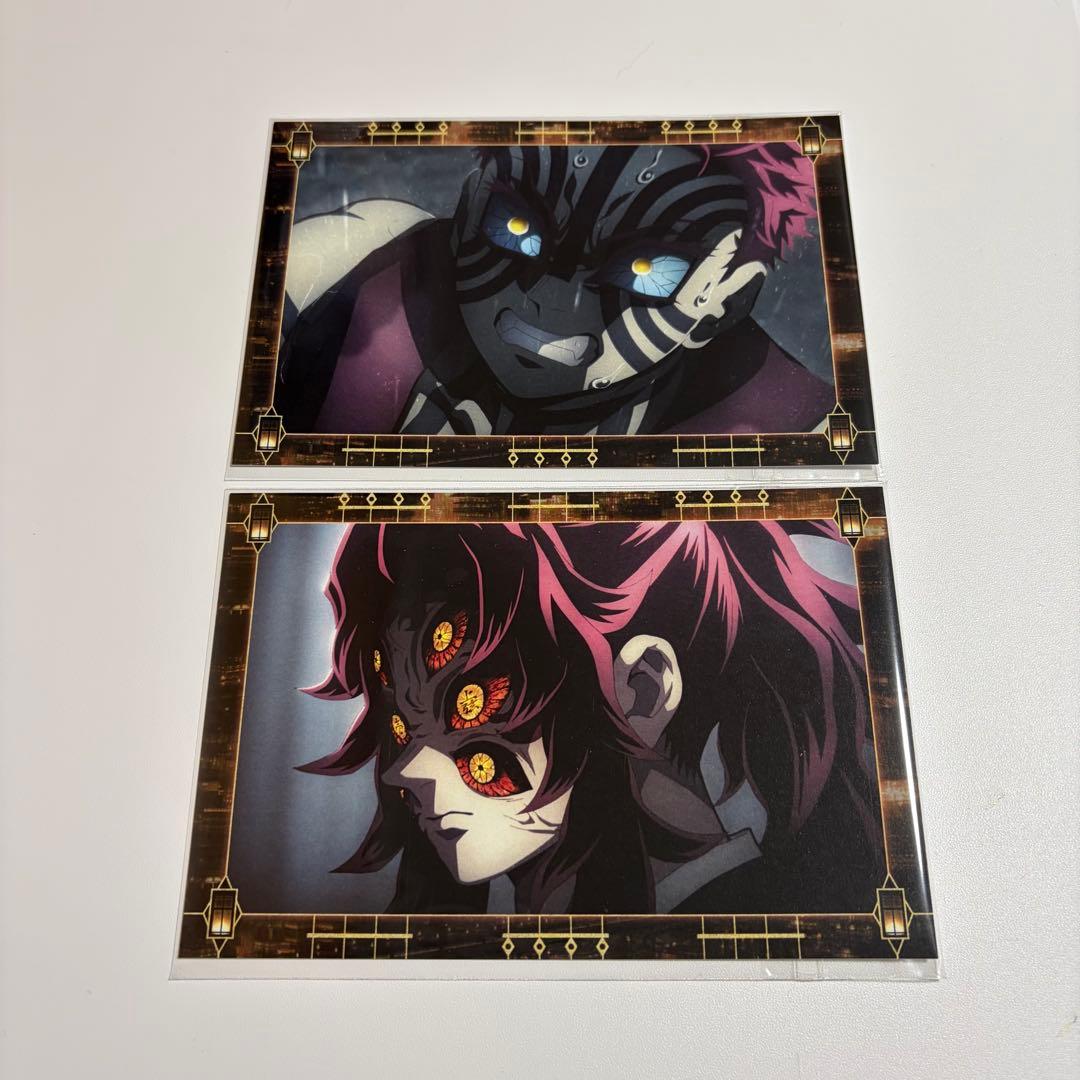 鬼滅の刃 猗窩座 黒死牟 半券ポストカード カフェ - メルカリ