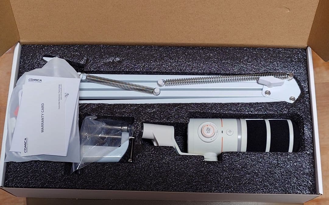 COMICA EJoy D10(白) ダイナミックマイク/ゲーミングマイク