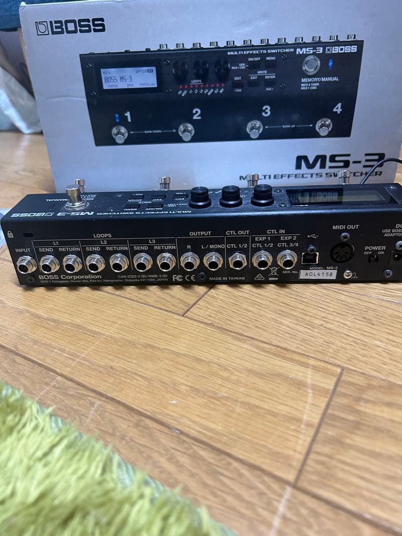 BOSS MS-3 エフェクトスイッチャー