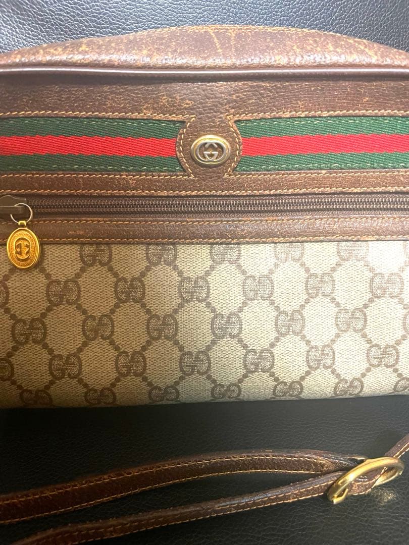 オールドグッチ シェリーライン GGスプリーム ショルダーバッグ