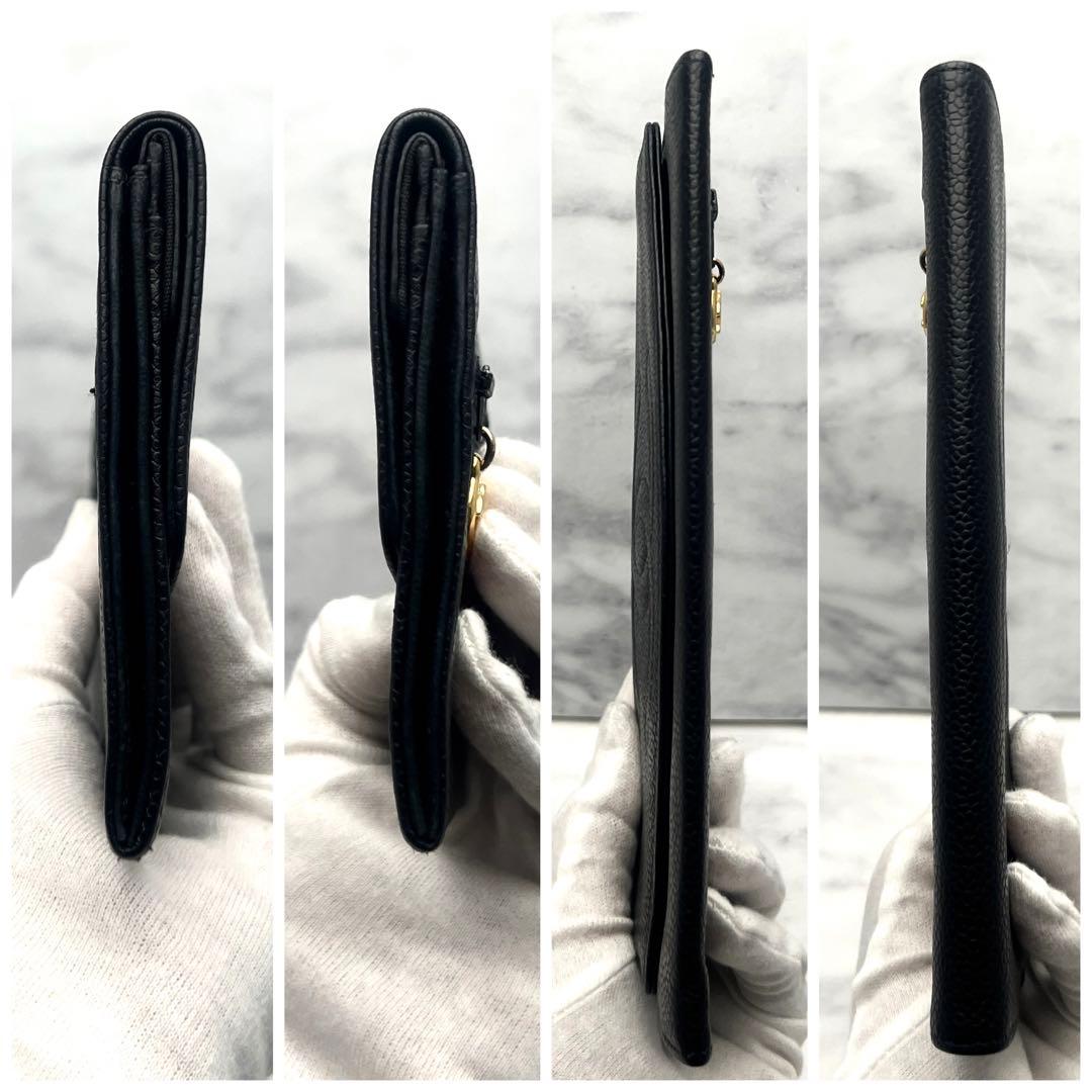 見栄え最高❤️大赤字の最終限界価格✳️】キャビアスキン ブラック 黒