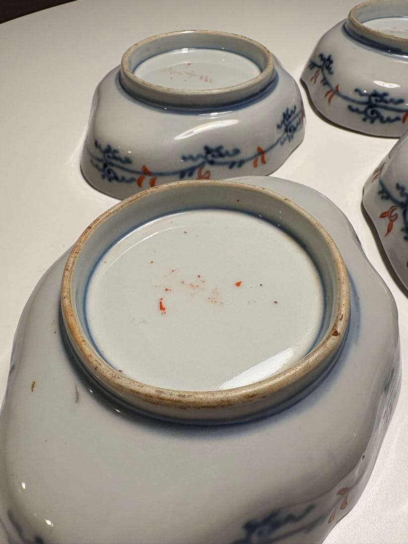 江戸後期 古伊万里 錦手 金襴手 向付 5脚組み - メルカリ