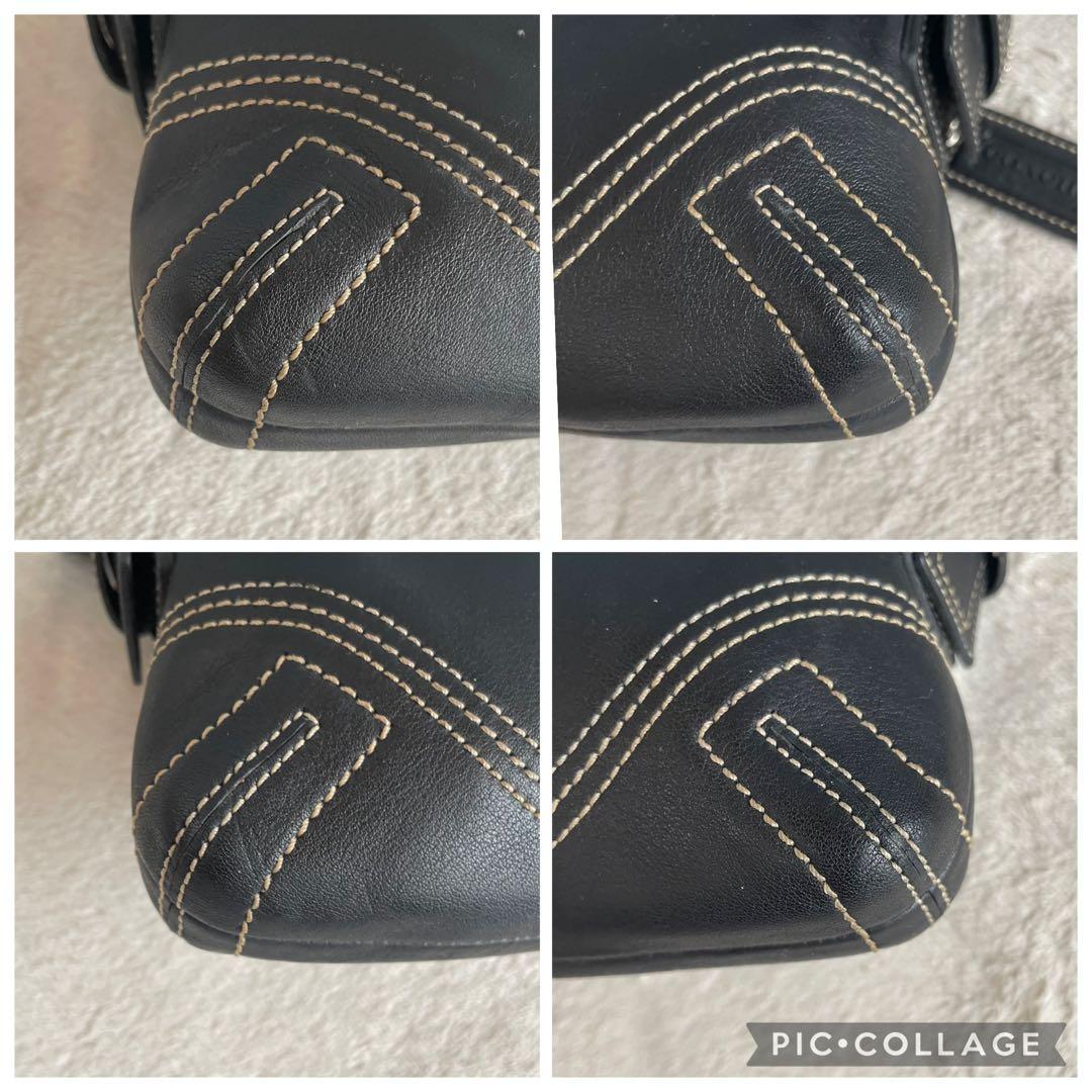 【SMILE.TH様】コーチ ワンショルダーバッグ ソーホー チャーム ステッチ