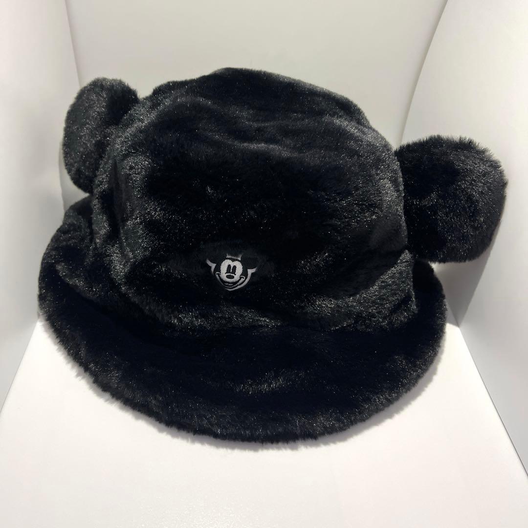 東京ディズニーリゾート ミッキーマウス 耳付き バケットハット ファー