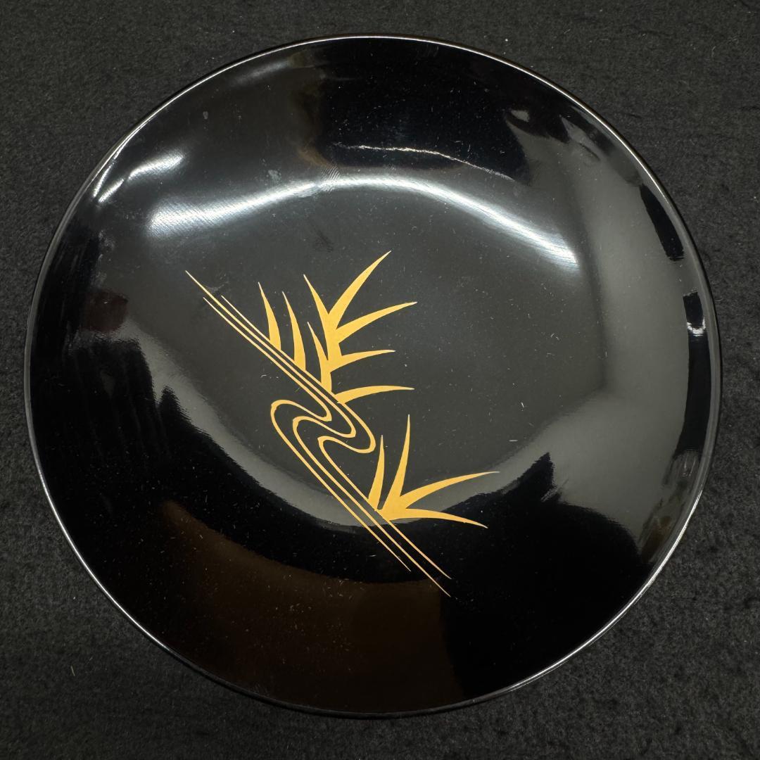 希有　輪島塗　木製漆器 鷺蒔絵 吸物椀 十客14.5cmお正月