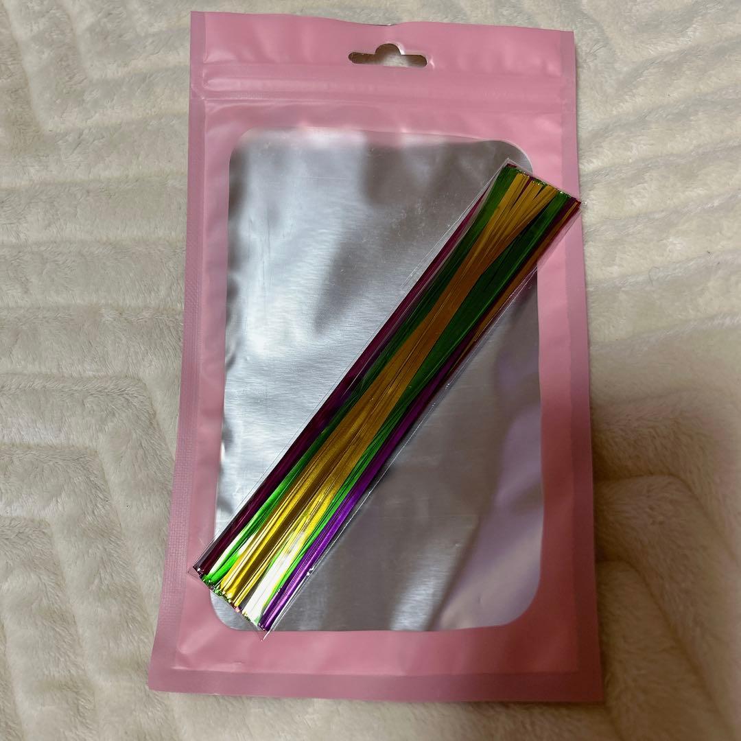 ラッピングタイ プレゼント バレンタイン ハロウィン モール 梱包 未