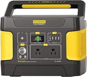 全新品EEIVOLポータブル電源-355Wh/110938mAhイエロー防災色