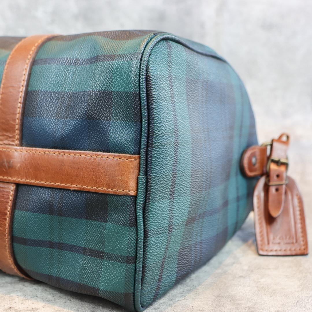 POLO RALPH LAUREN チェック柄 ハンドバッグ ボストンバッグ