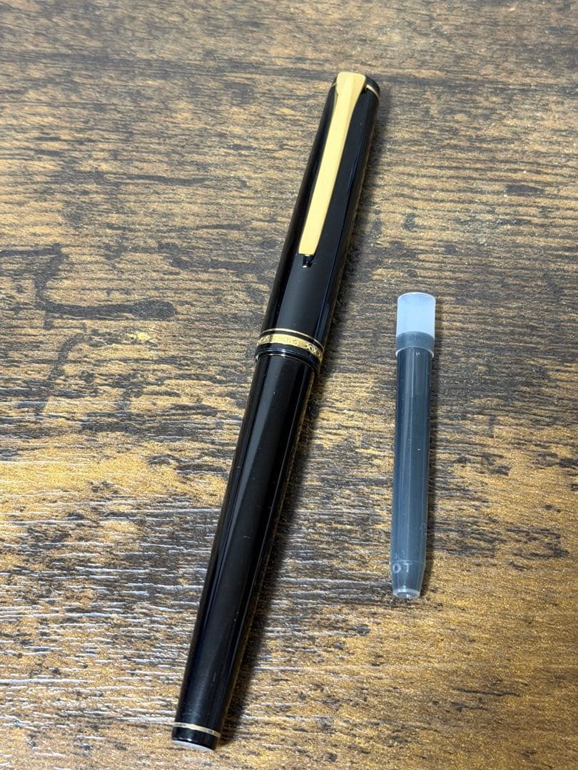 筆記確認＆洗浄済　 グランダム　 エラボー SMニブ　軟中字　14金　万年筆