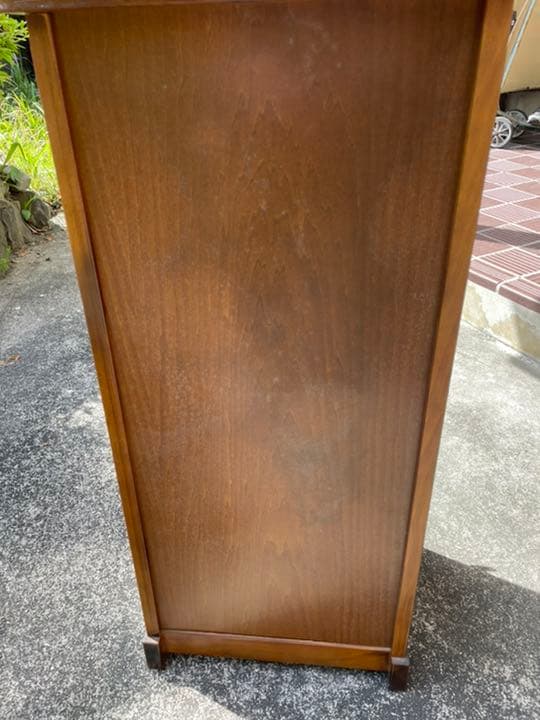 カリモク家具 電話台 昭和レトロ アンティーク家具 アンティーク