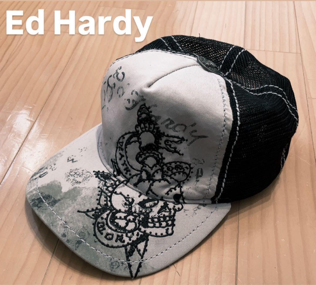 Ed Hardy エドハーディー ドクロキャップ クリスチャンオードジェー