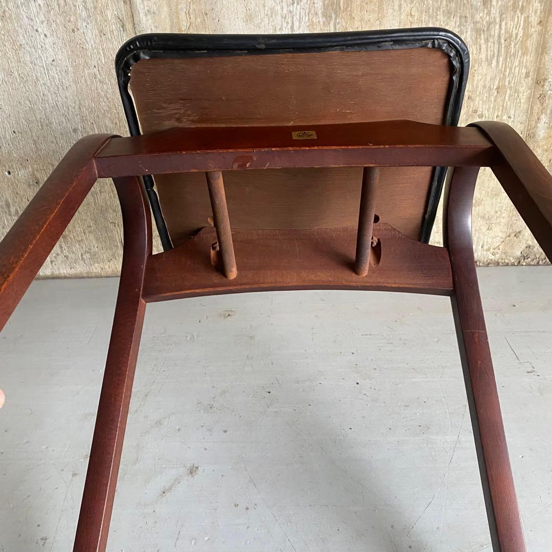 秋田木工　スタッキングスツール 剣持勇　ヴィンテージ　アンティーク　黒