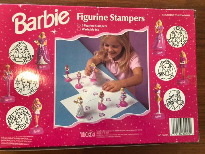 ビンテージBarbieバービーフィギュアスタンプ1996