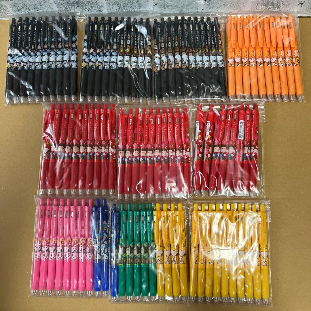 SARASAクリップ スヌーピー フルーツ柄 サラサクリップ スヌーピー柄