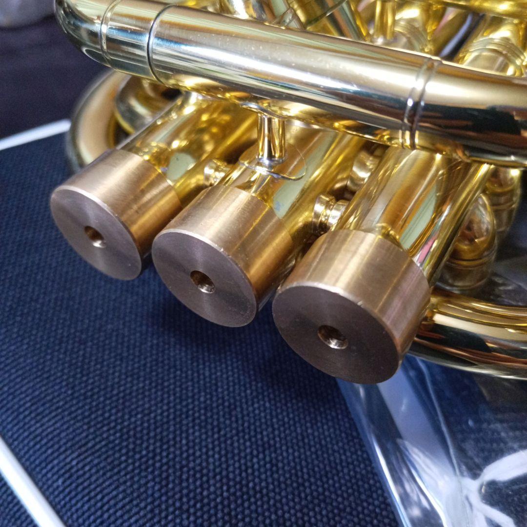 C管 ポケットランペット キャロルブラス QueenBrassサイレントブラス付