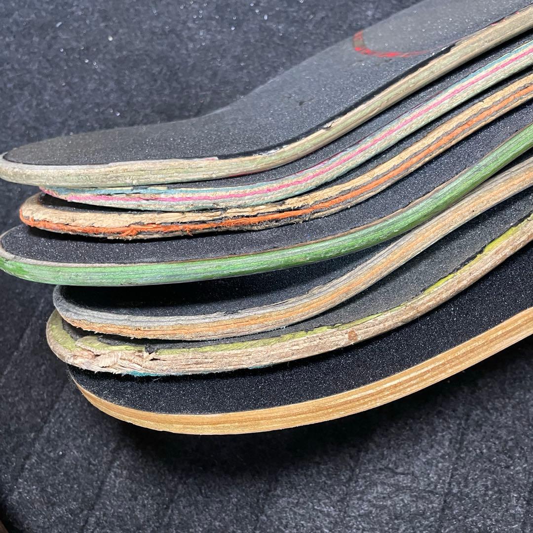 廃デッキ　スケボーデッキ　DIY まとめ売り　スケートボードデッキ　15枚