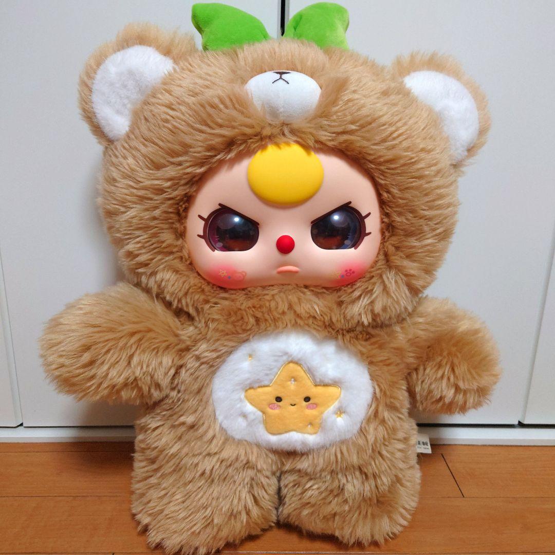 25日まで限定価格！　Babythree　1000%　茶色　くま親子　レア目