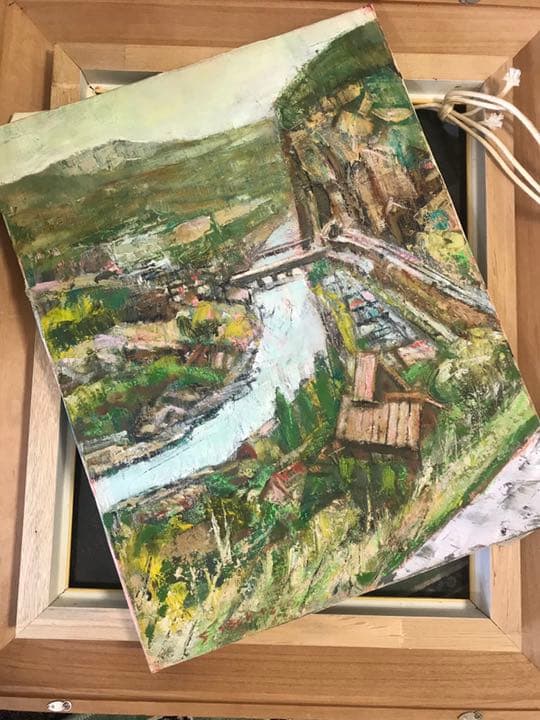 現代洋画家 吉本哲 風景画 実生会創立委員 元大調和運委