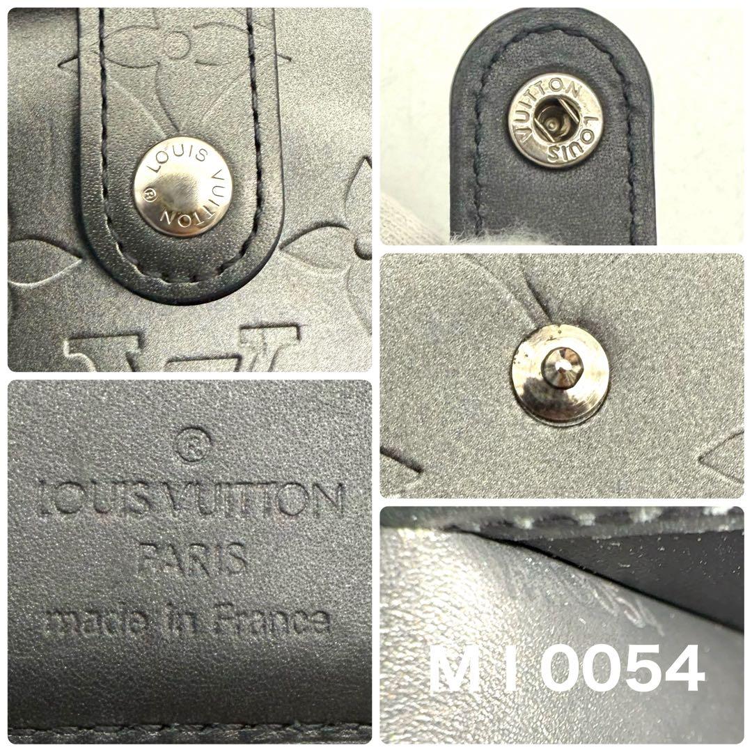 【極上美品】新型 ルイヴィトン マット ポルトフォイユ ヴィエノワ がま口財布