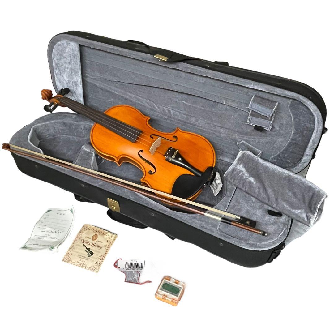 バイオリン カルロジョルダーノ4/4 VS-12024年ほぼ新品ケース付き